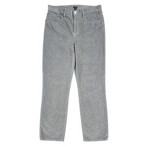 J. Crew Vintage Slim Straight Taupe Gray Corduroy Ankle Pants AB651
